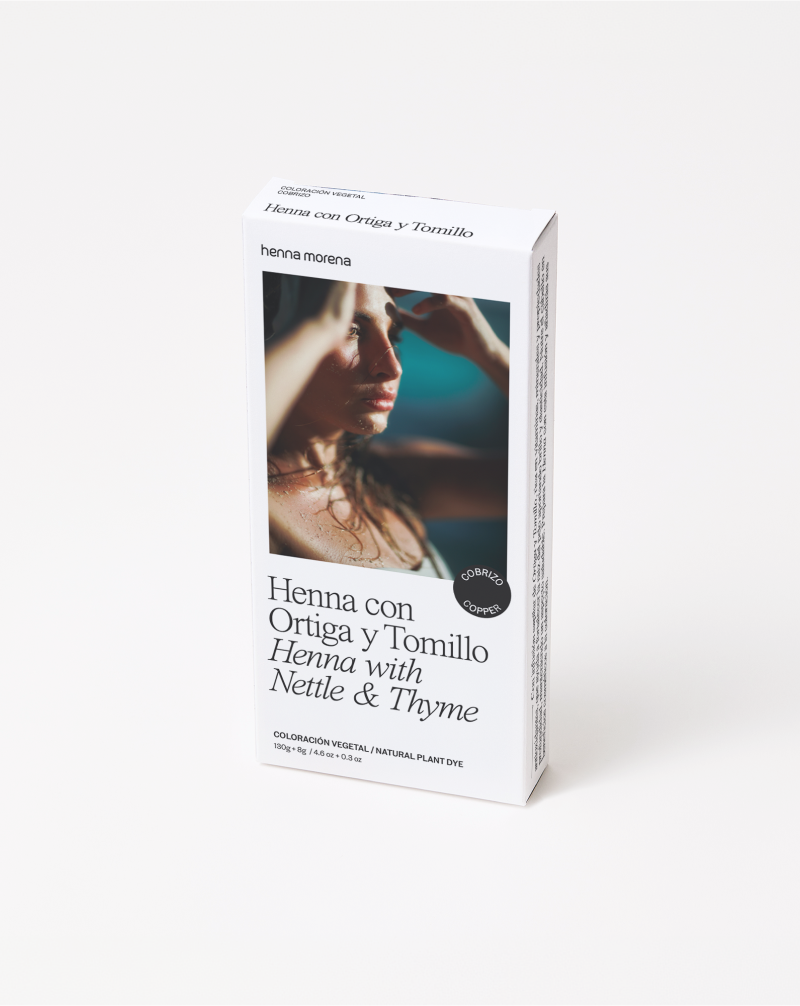 Henna with Thyme and Nettle infusion by Henna Morena