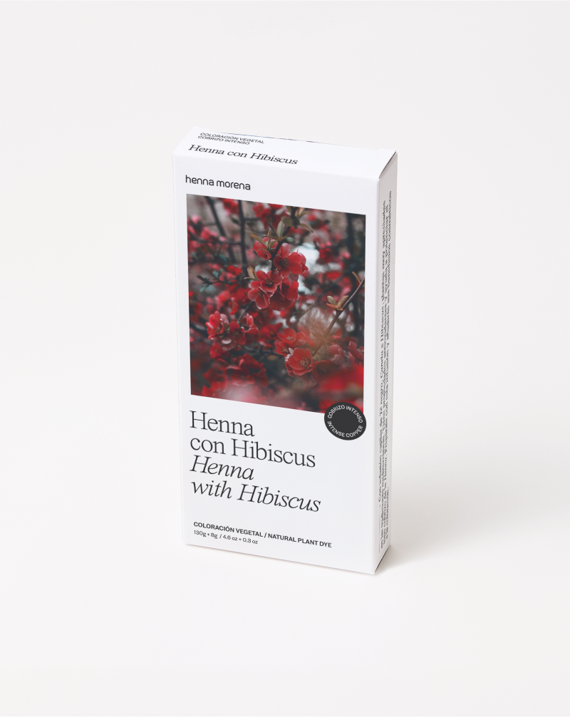 Henna with Black Tea, Cinnamon and Hibiscus infusion by Henna Morena