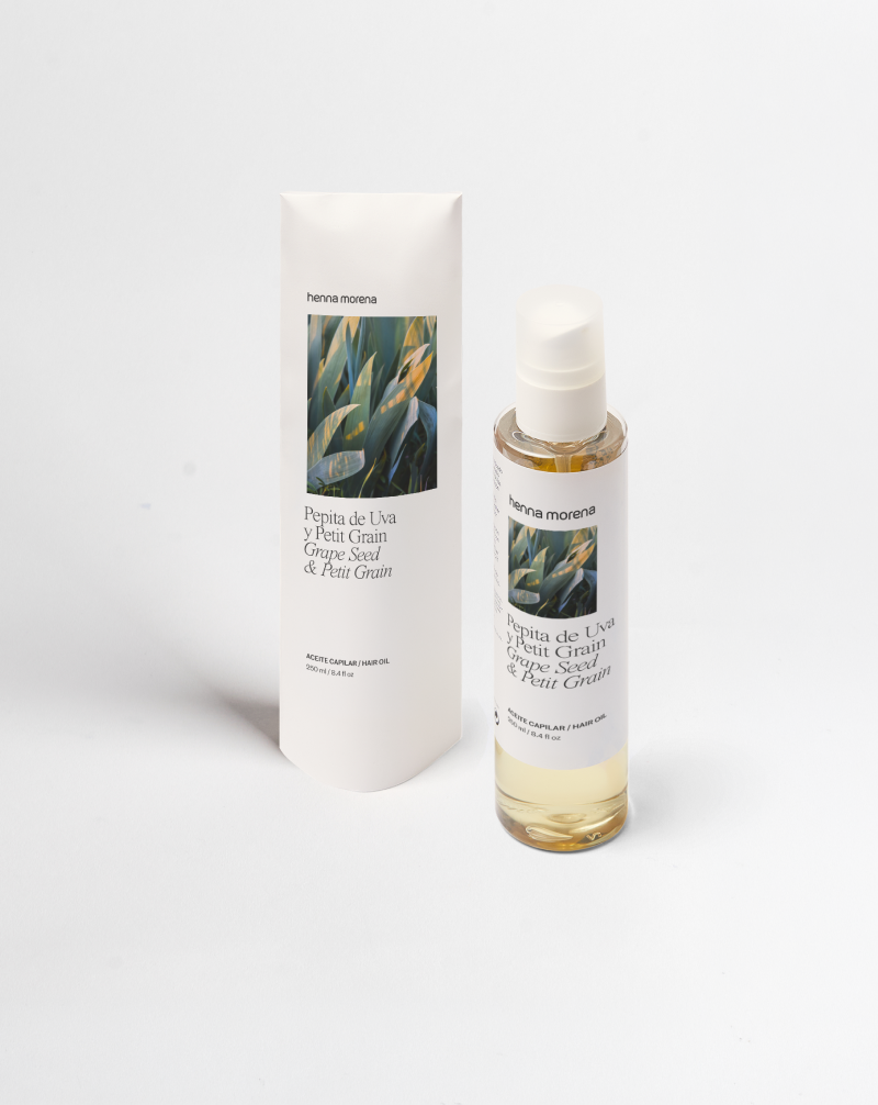 Grape Seed and Petit Grain Hair Oil by Henna Morena