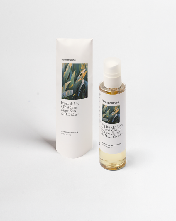 Grape Seed and Petit Grain Hair Oil by Henna Morena