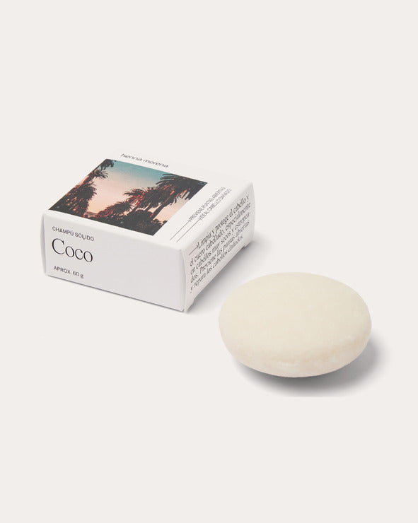Coconut Shampoo Bar with reusable tin by Henna Morena